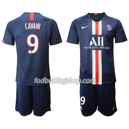 Paris Saint-Germain CAVANI 9 Børn Hjemme Fodboldsæt 2019-20 S/S (+ Korte bukser)